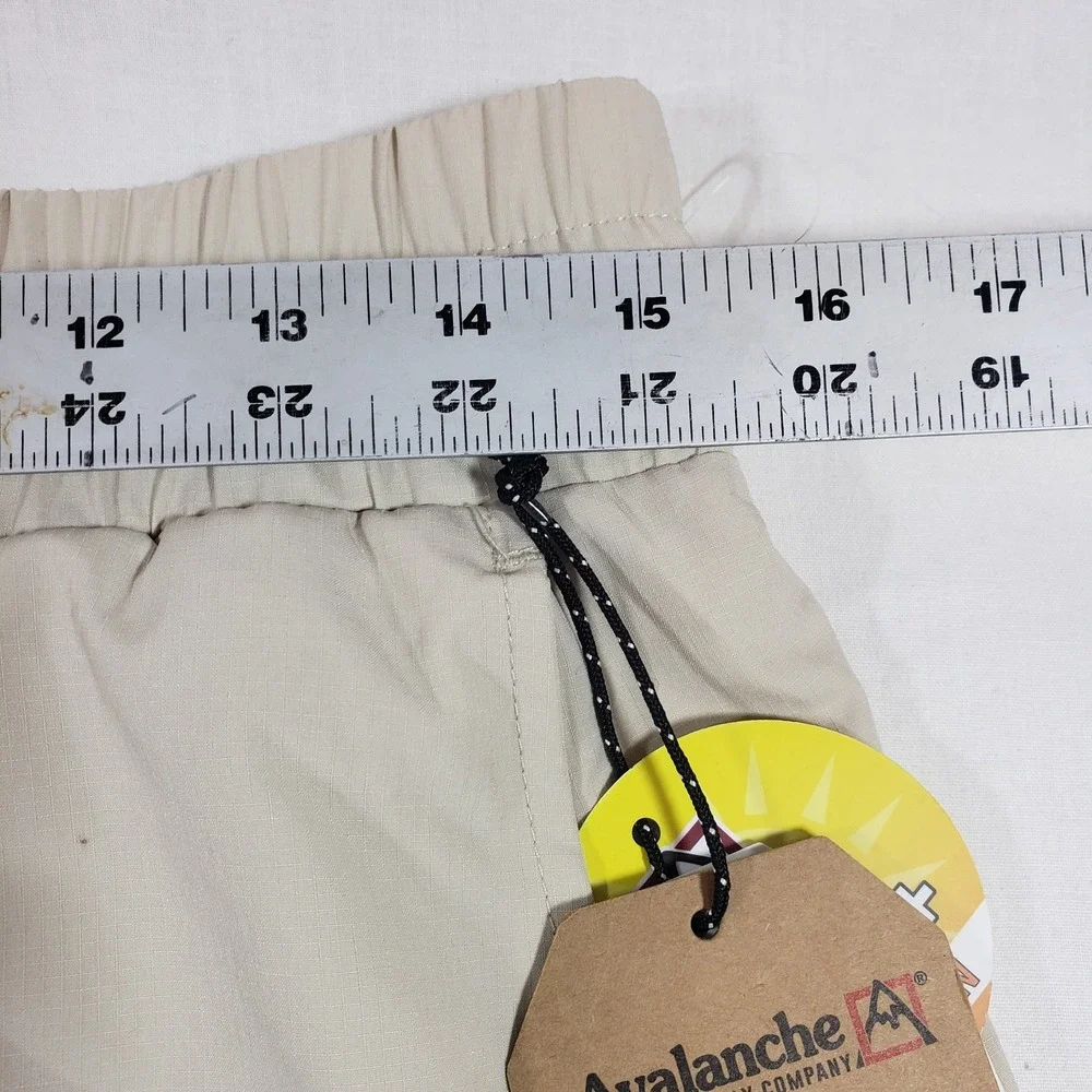 Avalanche Outdoor Supply Co Womens‎ Khaki Cargo Skort UPF 50+ Stretch Medium NEW